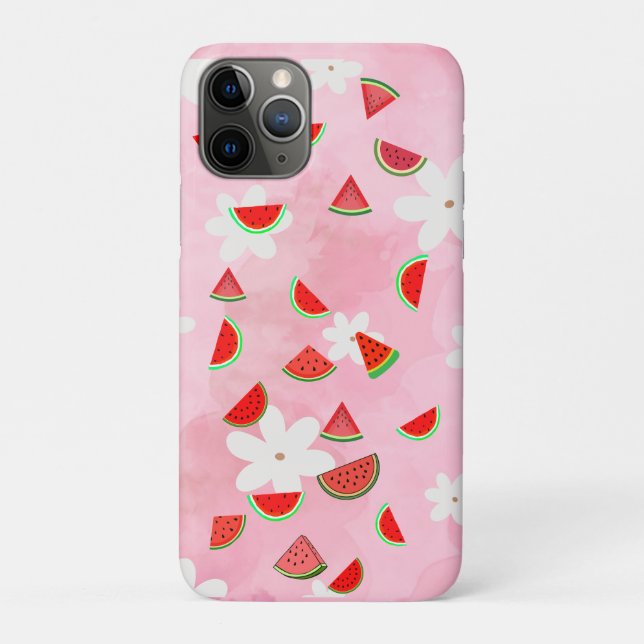 Watermelon Bloom – Fun Summer Floral Pattern" Case-Mate iPhone Case (Back)