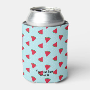 Watermelon Blue Fun Summer Fruit Can Cooler