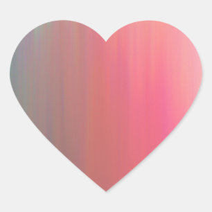 Watermelon Blush Heart Sticker