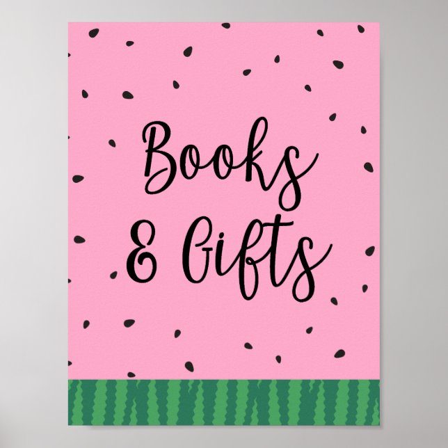 Watermelon Books and Gifts Sign (Front)