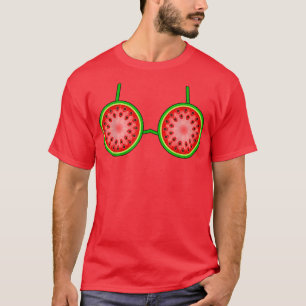 Watermelon Bra Women Hawaiian Fruit Halloween Cos T-Shirt