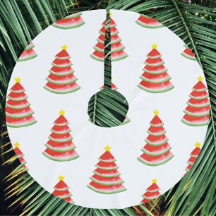 Watermelon Brushed Polyester Tree Skirt