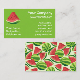Watermelon Business Card
