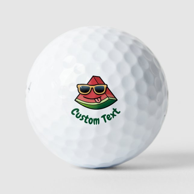 Watermelon Cartoon Golf Balls (Front)