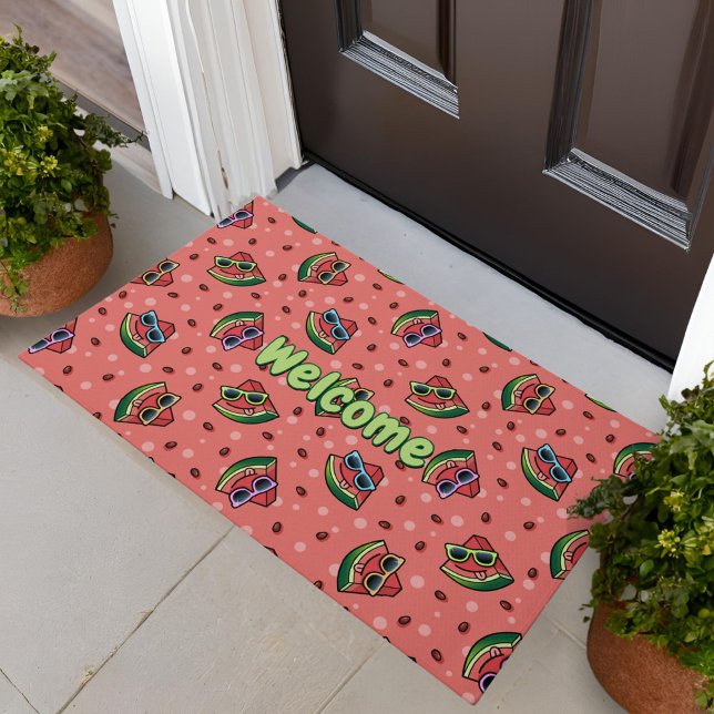 Watermelon Cartoon Pattern Doormat (Creator Uploaded)