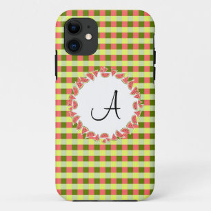 Watermelon Check 'Monogram' iPhone 5 case