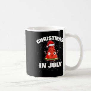 Watermelon Christmas In July Christmas Tree Summer Coffee Mug