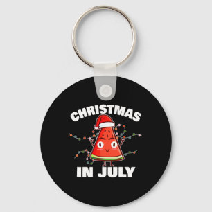 Watermelon Christmas In July Christmas Tree Summer Key Ring