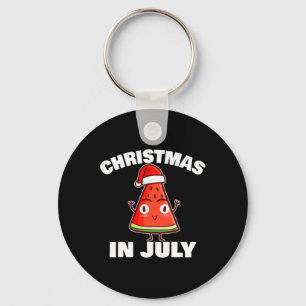 Watermelon Christmas In July Christmas Tree Summer Key Ring