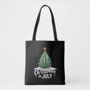 Watermelon Christmas Tree Christmas In July Summer Tote Bag