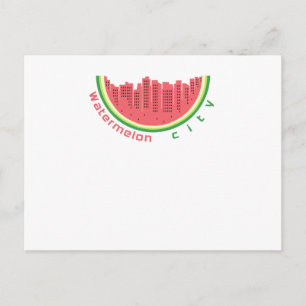 Watermelon City Postcard