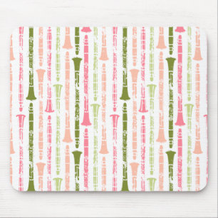 Watermelon Clarinet Mouse Pad