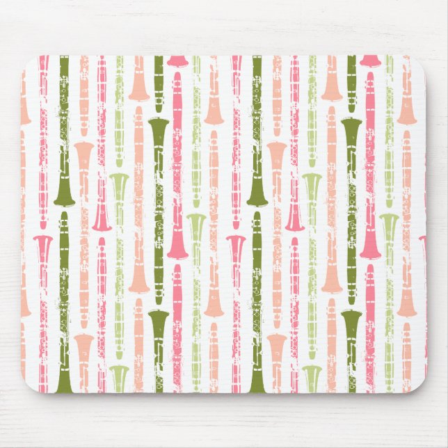 Watermelon Clarinet Mouse Pad (Front)