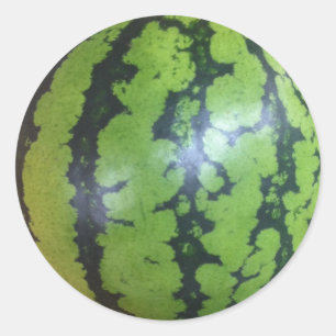 watermelon classic round sticker