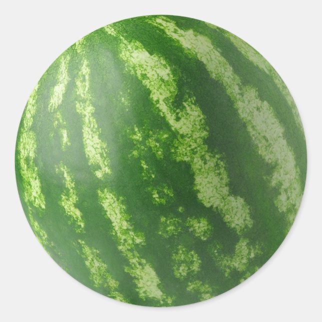Watermelon Classic Round Sticker (Front)