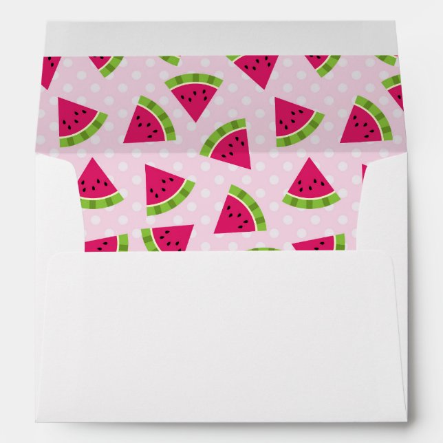 Watermelon colour envelopes (Back (Bottom))