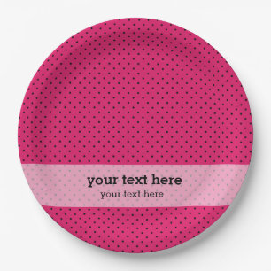 Watermelon colour paper plate