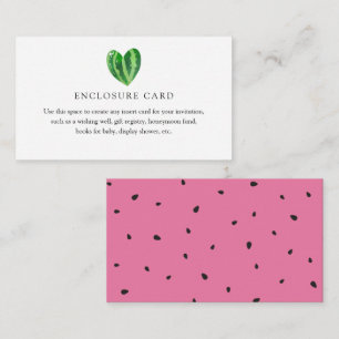Watermelon Custom Enclosure Card