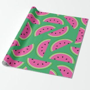 Watermelon Cute 1st Birthday Wrapping Paper