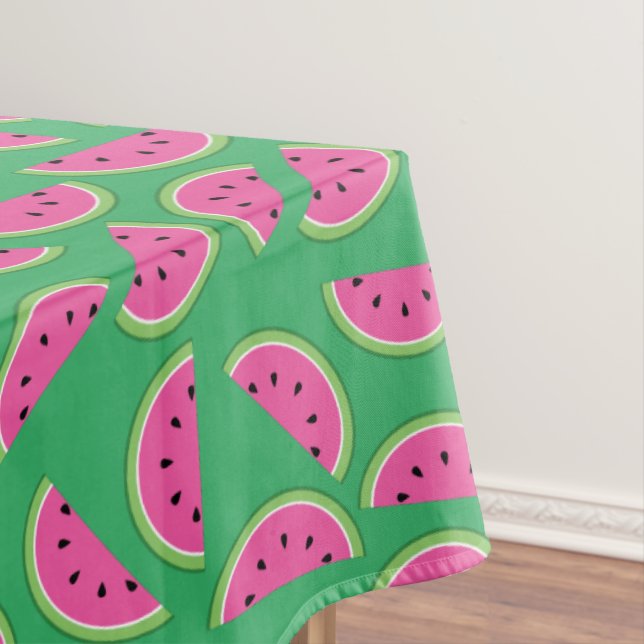Watermelon Cute First Birthday Fruit Tablecloth (In Situ)