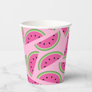 Watermelon Cute Kids 1st Birthday Paper Cups