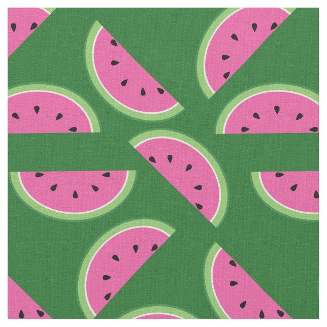 Watermelon Cute Kids Summer Fabric (Close Up)
