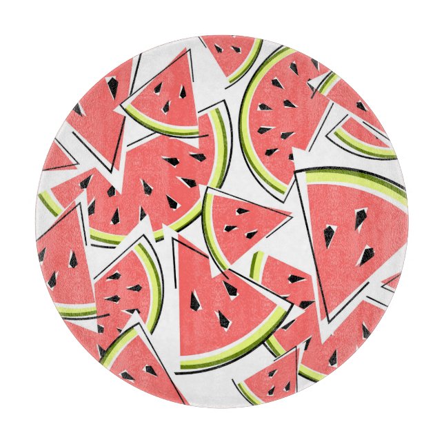 Watermelon cutting board round (Front)