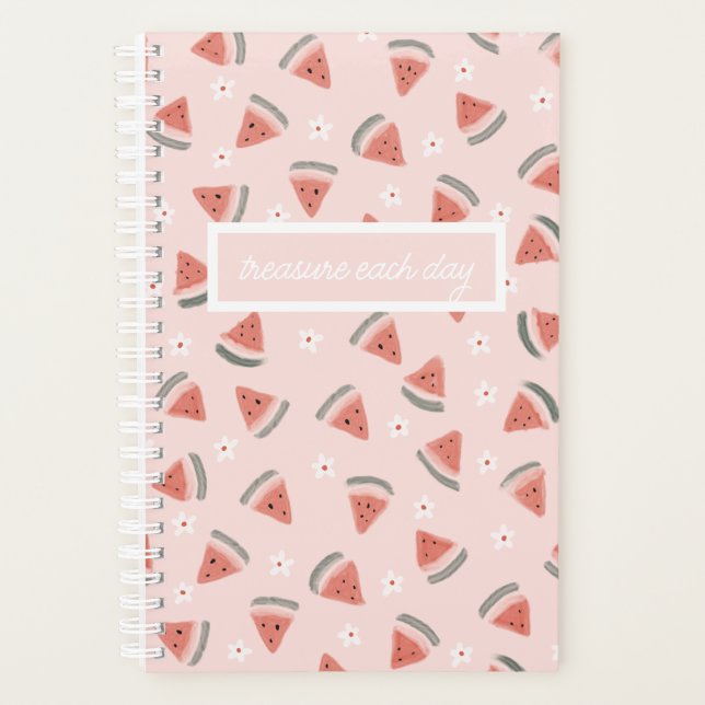 Watermelon Daisy Planner (Front)