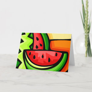 Watermelon Day August 3 Card