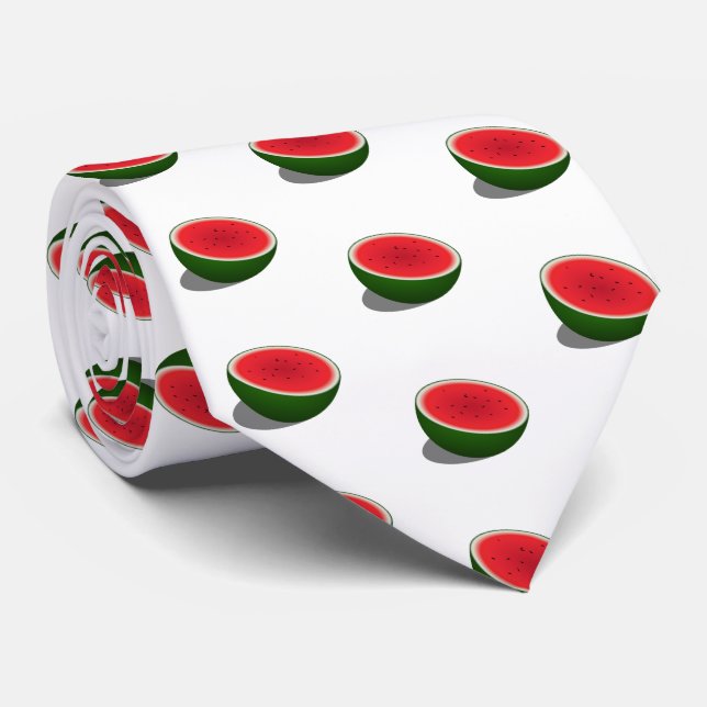 Watermelon Day Tie (Rolled)