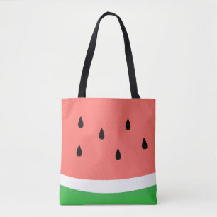 watermelon design tote bag