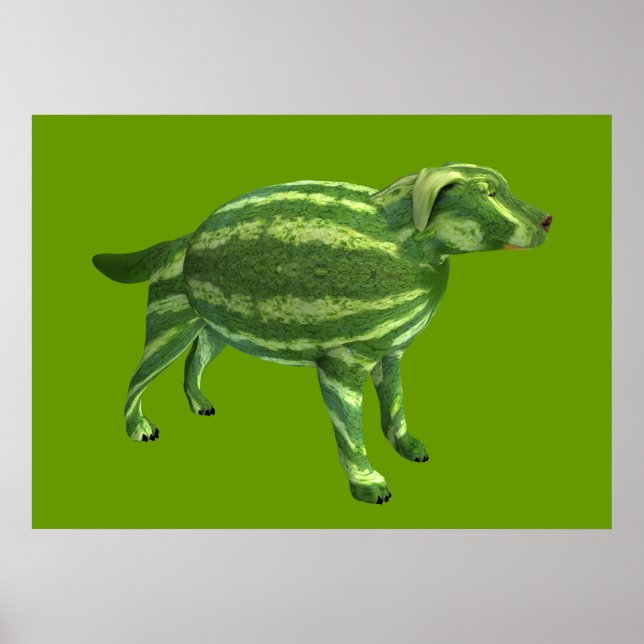 Watermelon Doggie Poster (Front)