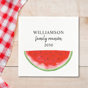 Watermelon Family Reunion Napkin