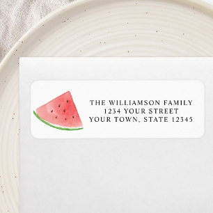 Watermelon Family Reunion Return Address Return Address Label