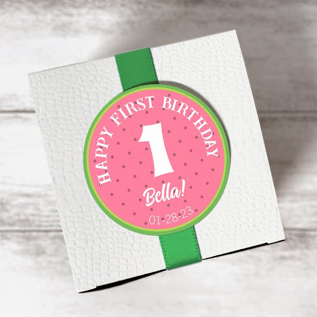 Watermelon First Birthday Sticker (Creator Uploaded)