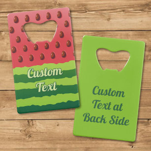 Watermelon Flag Credit Card Bottle Opener