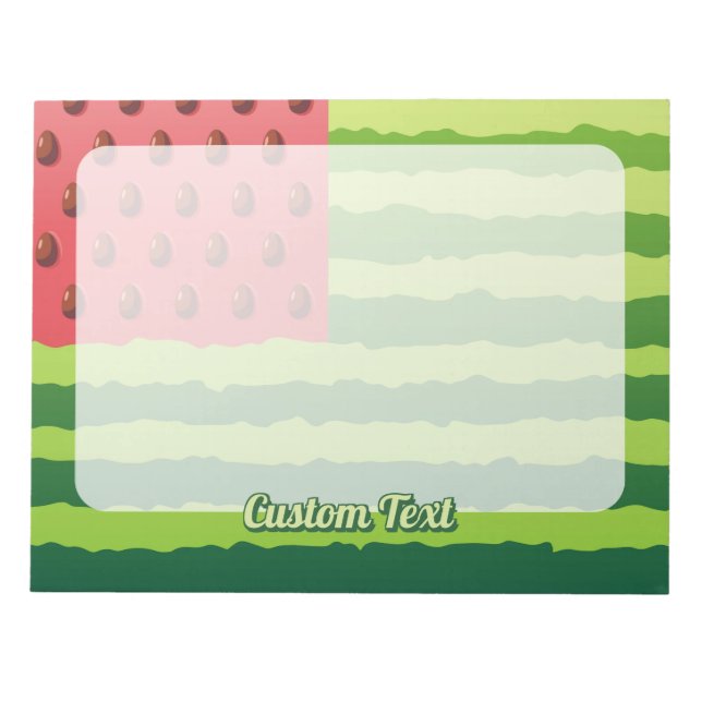 Watermelon Flag Notepad (Front)