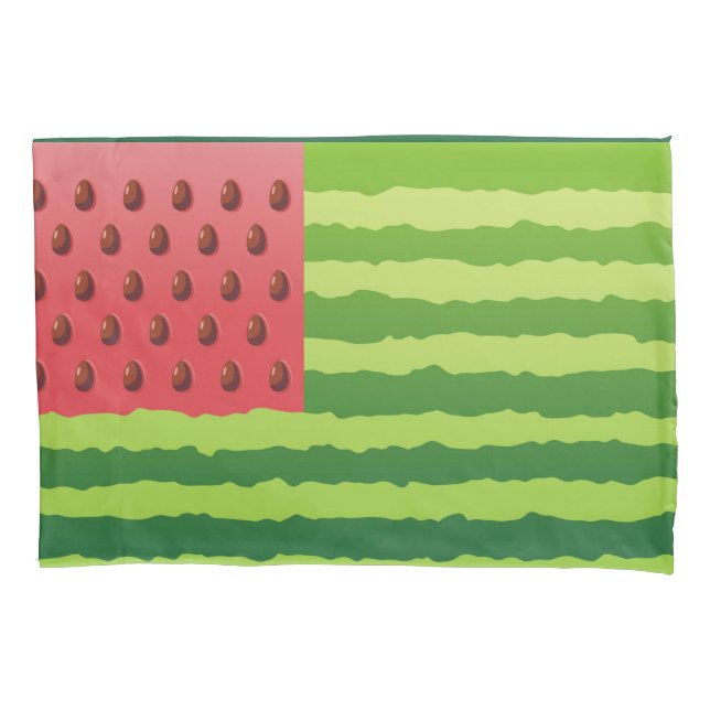 Watermelon Flag Pillowcase (Front)