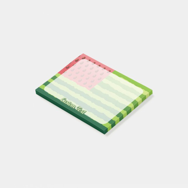 Watermelon Flag Post-it Notes (Angled)