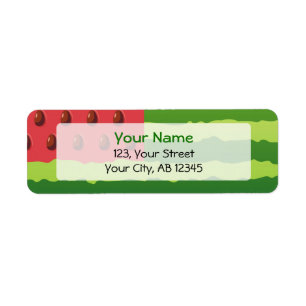 Watermelon Flag Return Address Label