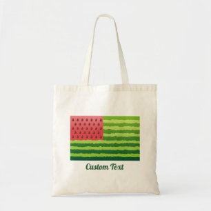 Watermelon Flag Tote Bag