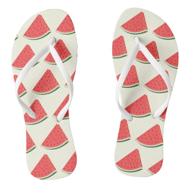 Watermelon Flip Flops (Footbed)