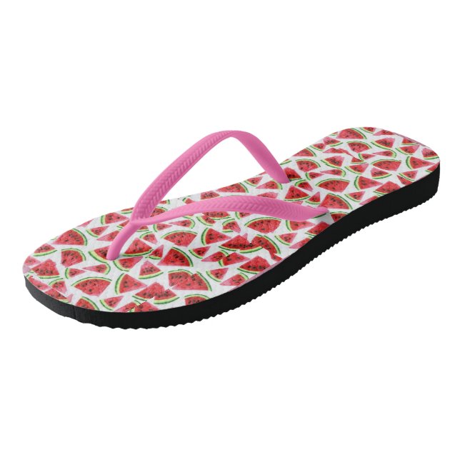 Watermelon Flip Flops your ideal gift beach time (Angled)