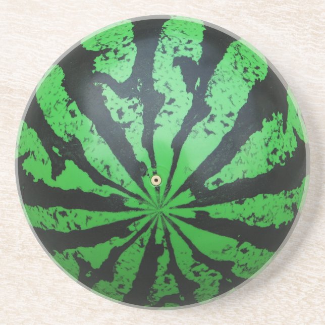 Watermelon Football / Soccer Ball Coaster (Front)