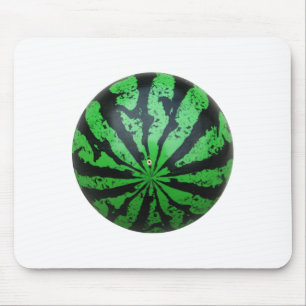 Watermelon Football / Soccer Ball Mouse Pad