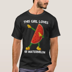 Watermelon For Girls Kids Melon Fruit Plant 1 T-Shirt
