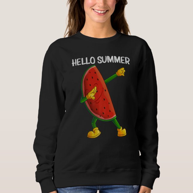 Watermelon For Men Women Melon Fruit Plant Sweatshirt (Front)