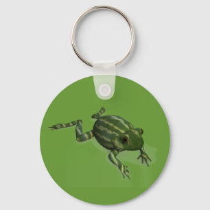 Watermelon Frog Key Ring