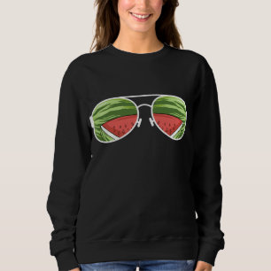 Watermelon Fruit Juice Lover Summer Sunglasses Vac Sweatshirt