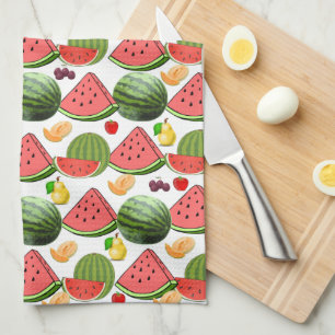 Watermelon Fruit Kitchen Hand Towel